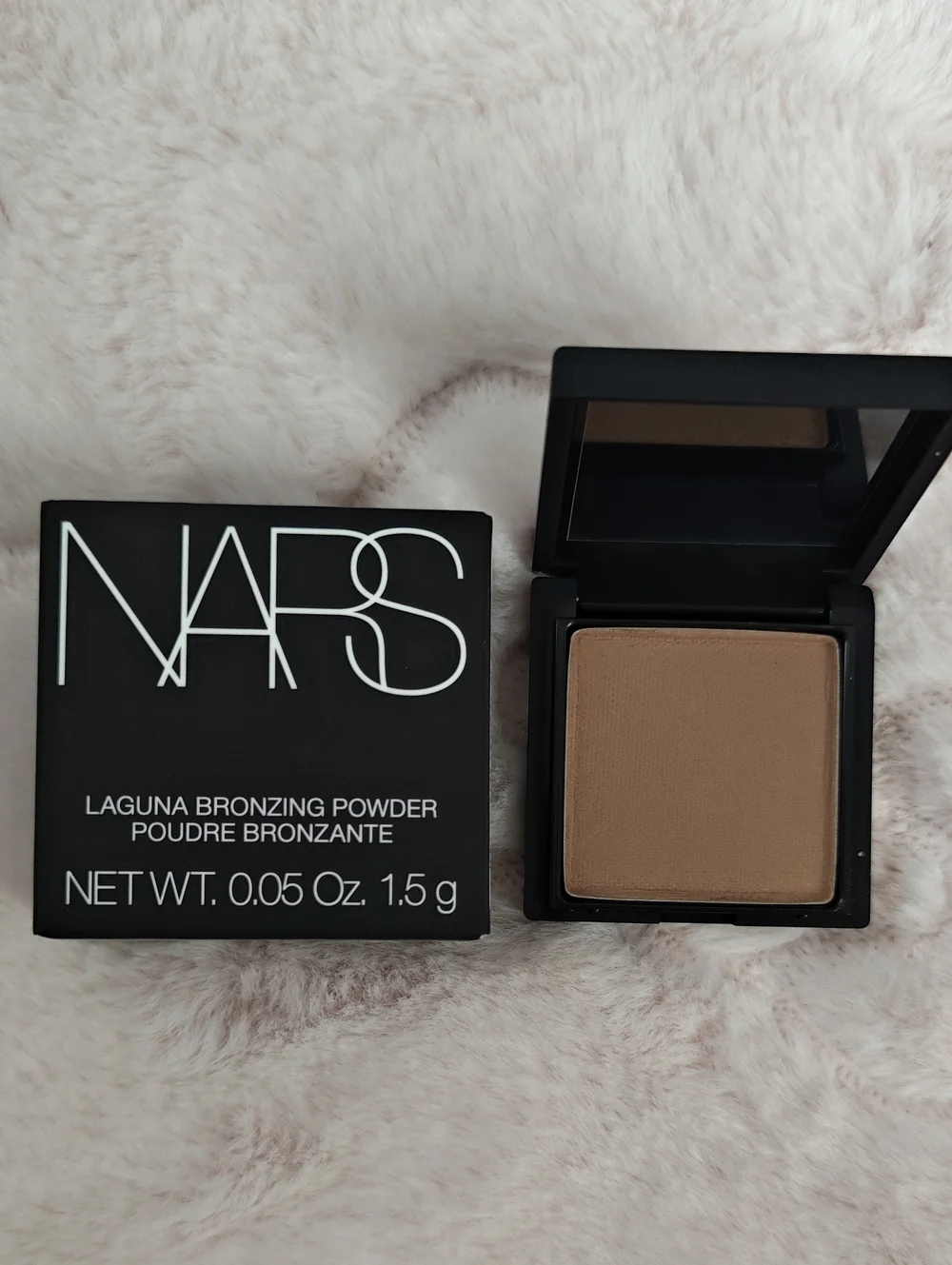 NARS Powermatte High-Intensity Lip Pencil In Cruella, Mini Laguna Bronzing Power